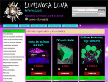Tablet Screenshot of luminosaluna.com
